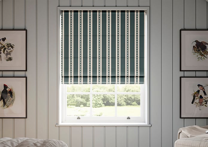 The British Stripe Co. Edgar, Teignbridge No.1 - Roman Blind - Image 3